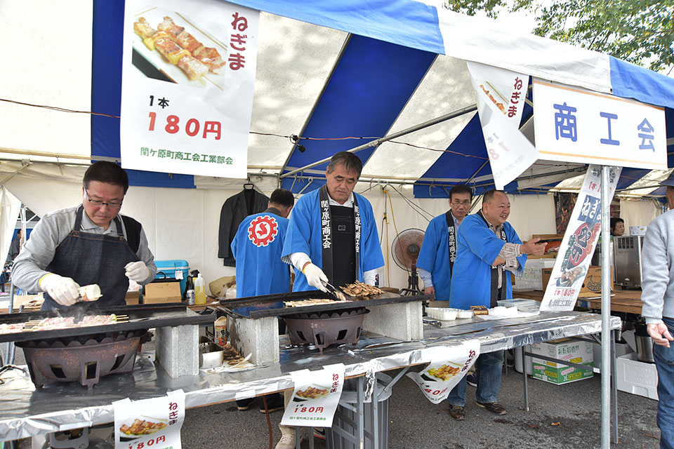 関ケ原合戦まつり2019の様子(関ケ原町商工会工業部)