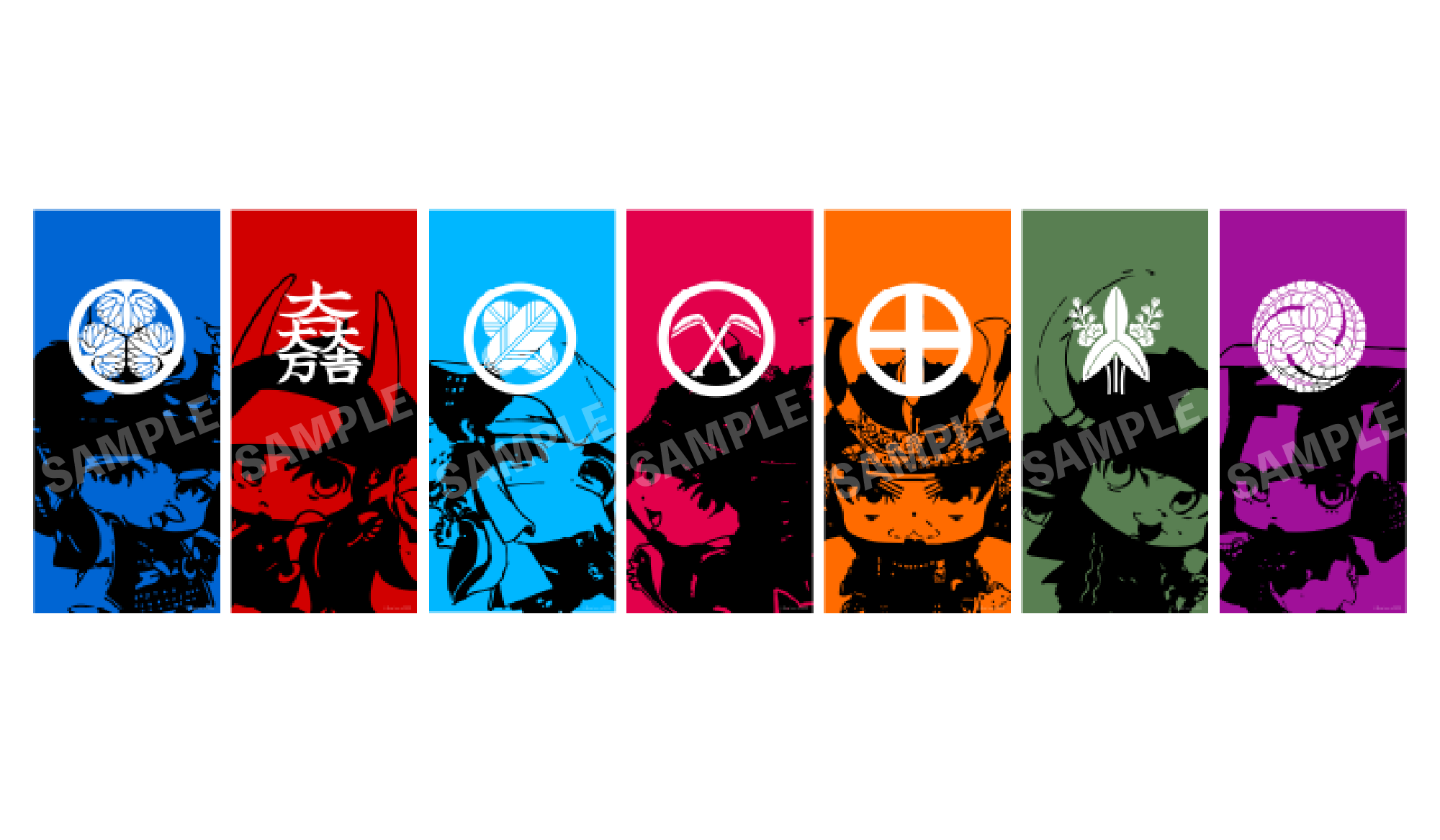 七武将限定壁紙(全7種)