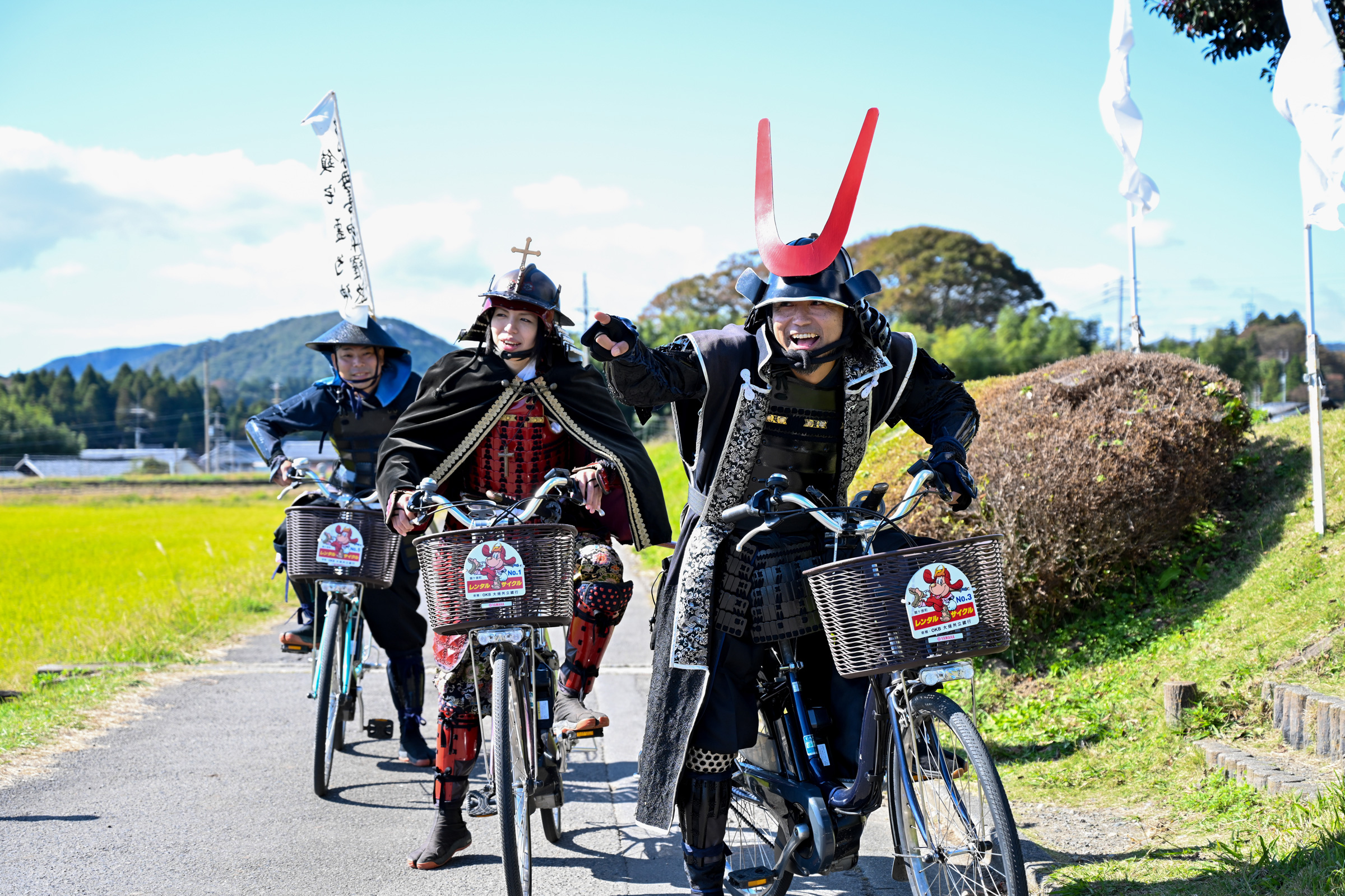 関ケ原古戦場記念館の広域観光情報コーナー（レンタサイクル・観光案内